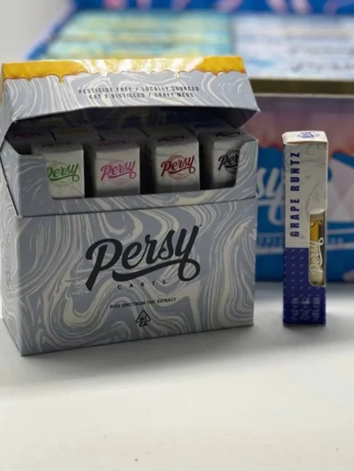 Where To Buy Persy Carts Grape Runtz The Persy 2g cart with a small tank that contains cannabis oil or THC distillate, Persy Carts Live Resin vape pen makes resin products one of the highest quality.  is a mouthwatering easy disposable vape pen, easy to carry and allows you to enjoy your Persy Diamonds Carts in public without the obvious smell!.        Persy Diamonds Persy 2g Cart Strong ? Persy Carts are formulated to provide the most potent cannabis extract possible. that has been extracting at low temperatures using CO2 and then purified to obtain a crystalline resin. the cold water extraction method keeps more of the aroma and flavor intact than other methods, Find your favorite strain with Persy cart. We’re here to help you with the strongest quality cannabis distillate! Each batch we produce is lab tested for THC and CBD content so you know you’re getting a quality product.        How Do I know If My Persy Diamonds Carts Is Empty? The easiest way to tell if your persy carts is done is to look at the vaping rates.         How Long Does A Persy Diamonds Carts Last? Persy Diamonds carts can last anywhere from six months to two years, depending on how well you maintain your battery. Between charges, your persy carts can last anywhere from 2-5 days, again depending on how frequently you use it and if you turn it off between uses. Persy Carts Grape Runtz          Can You Refill A Persy Diamonds Carts? You can continue using a persy diamonds carts with a refill e-liquid. Because it’s such a user-friendly device, you already know intuitively how to refill a persy carts. Persy Carts Grape Runtz       What Are The Benefits To Persy Diamonds Carts?  live resin cart are a convenient, compact way to carry and store your concentrates. efficient and economically-friendly. Persy Diamonds carts eliminate the need to have a large industrial cooling tower as they are able to cool down heat-sensitive terpenes while they emanate their delicious profiles. Buy persy carts The Persy Diamonds carts are dishwasher safe and have been designed to stand up to heavy usage in the kitchen at home or on the go in a commercial setting. Buy persy carts       How Much Do Persy Diamonds Carts Go For? Persy Diamonds carts are available in many attractively designed brands and sizes. They range in price from $15 to as high as $40 each. A good rule of thumb is that the higher quality cartridges are often more expensive than the lower quality ones. The size and portabi